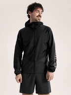 Norvan Windshell Hoody #Black / Graphite [X00001035401]｜ARC'TERYX