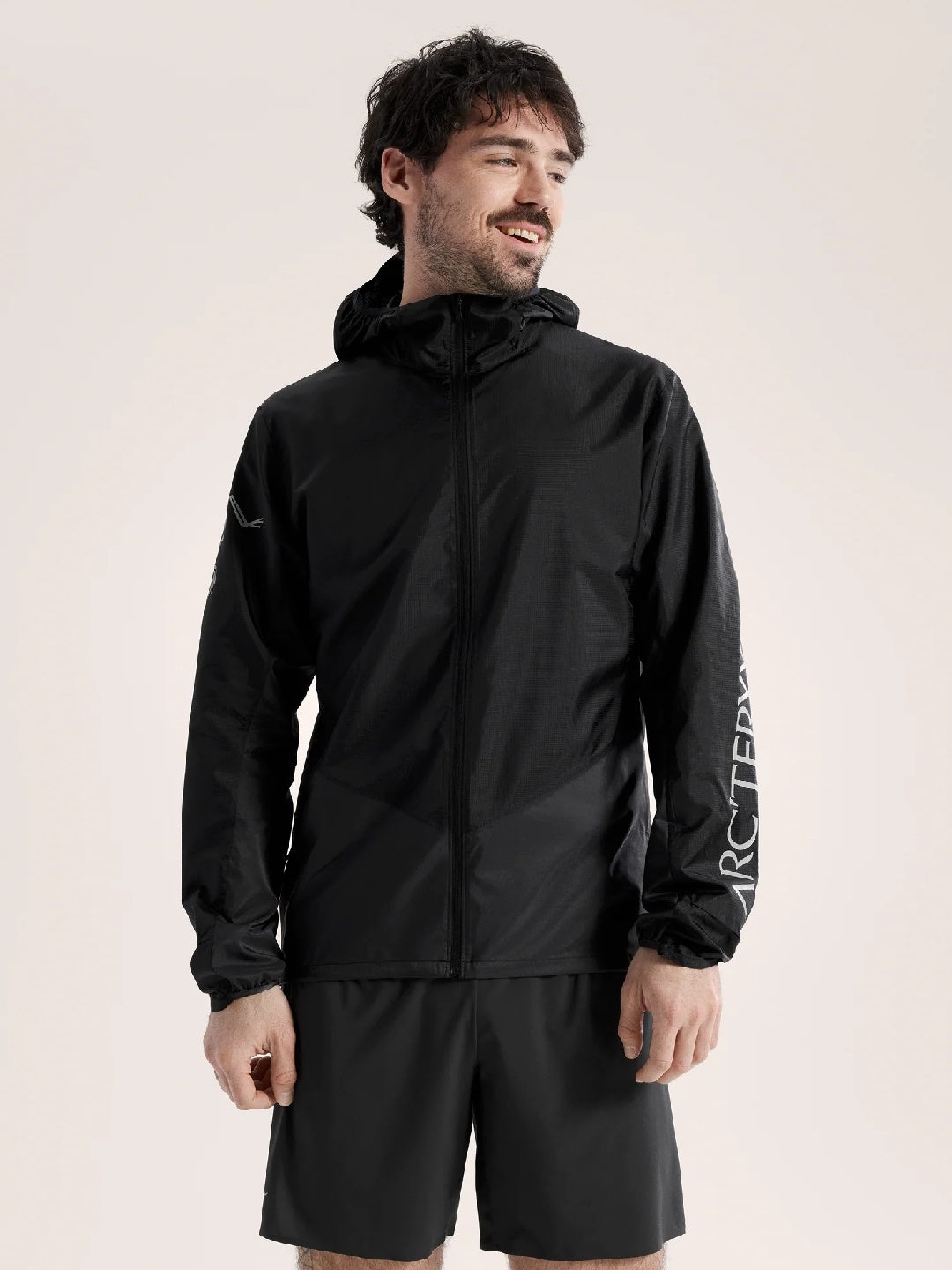 Norvan Windshell Hoody #Black / Graphite [X00001035401]｜ARC'TERYX