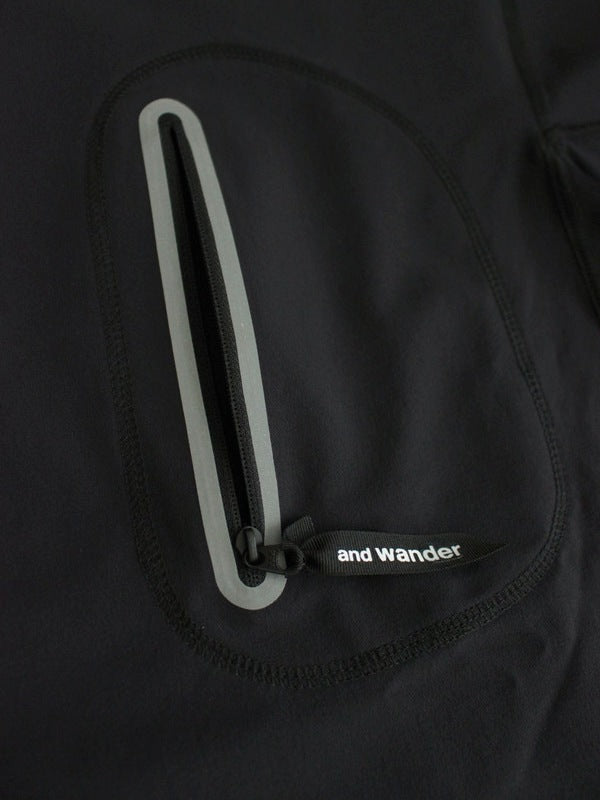 Women's hybrid warm pocket hoodie #black [5743284074] ｜andwander
