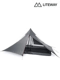 ILLUSION DUO 帳篷 #灰色 [illu duo grey]｜LITEWAY