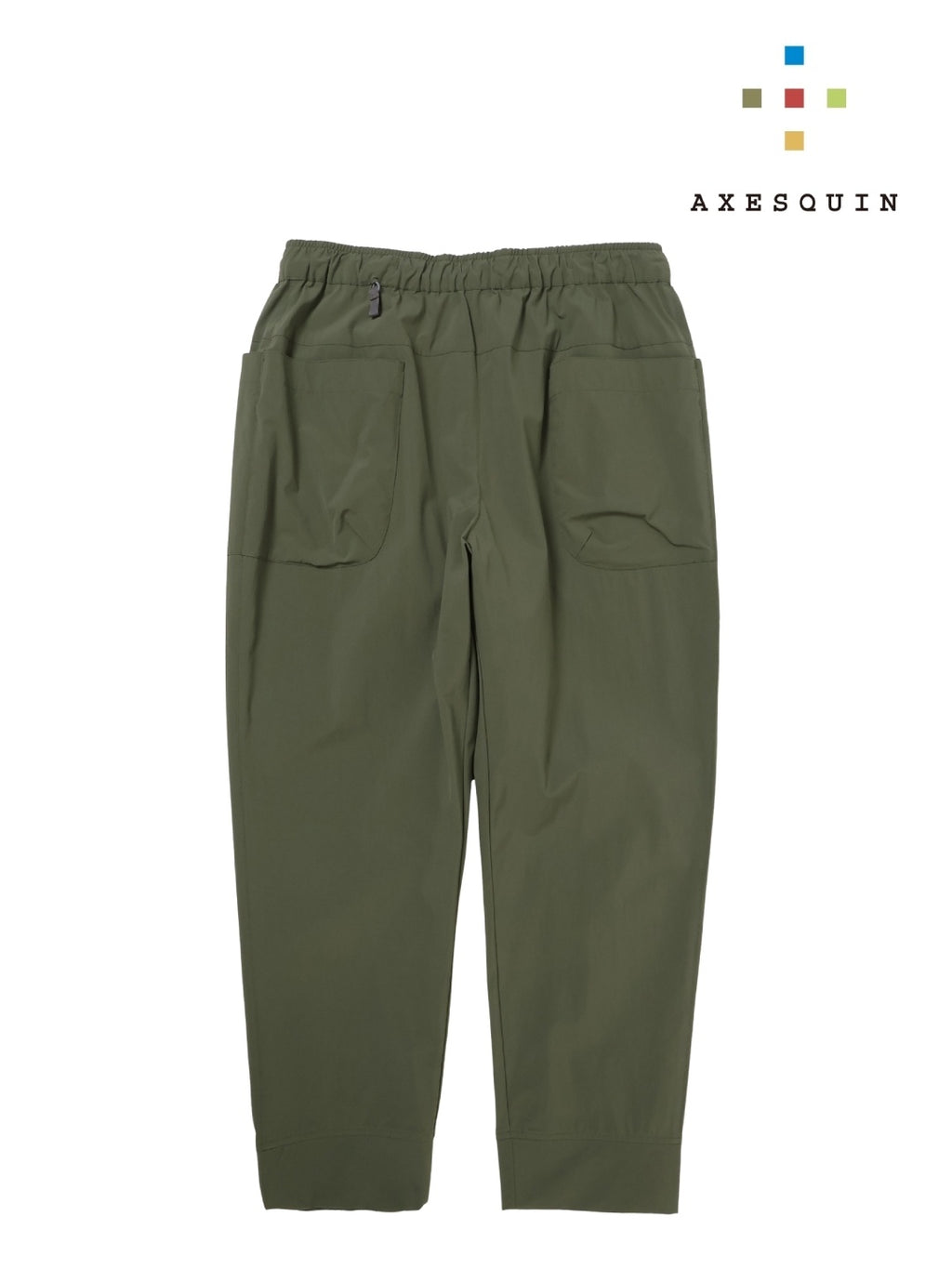 ソフトシェルのパンツ #オリーブネズミ [22027]｜AXESQUIN