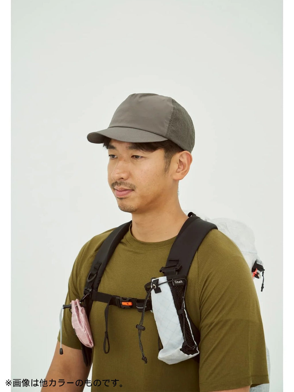Crevice Mesh cap #Black [HL-1117]｜halo commodity