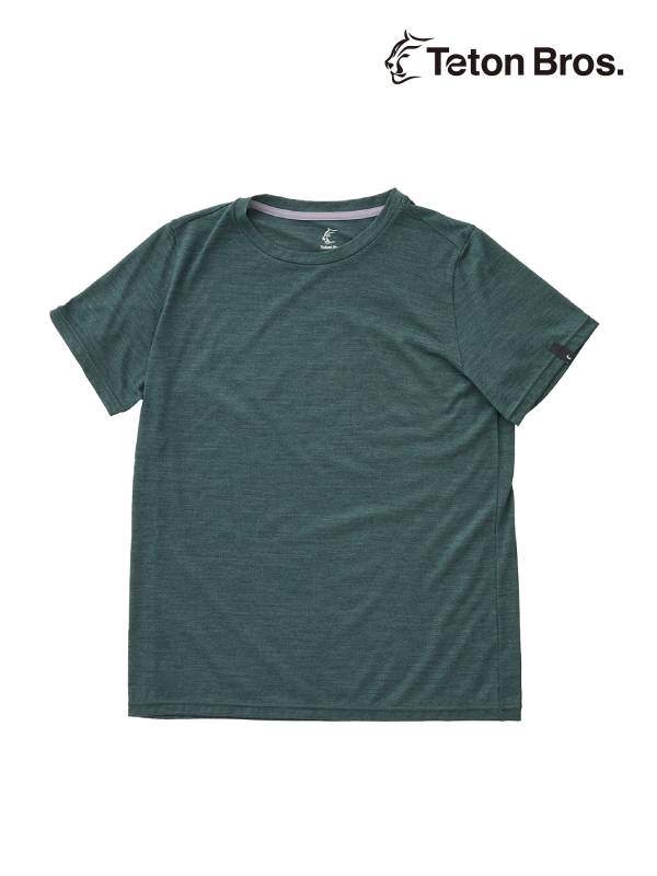 Women's Axio Lite Tee #Dark Green [TB241-420]｜Teton Bros.