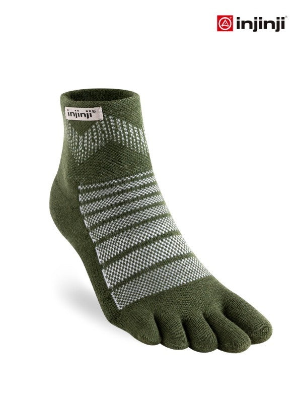 アウトドアＭＷミニクルーウール #フォレスト [223630]｜injinji