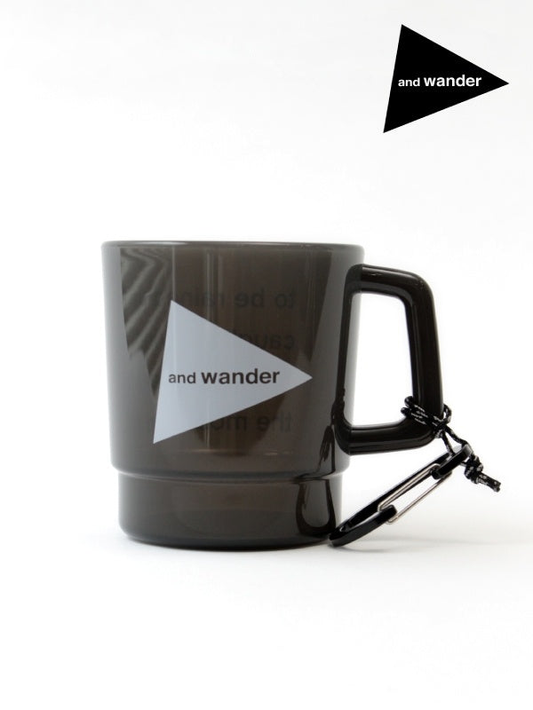 and wander logo PP mug #black [5744987701]｜and wander