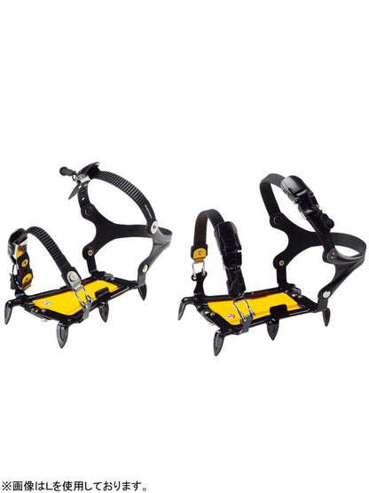 Width-adjustable 6-prong crampons [EBY015] | EVERNEW