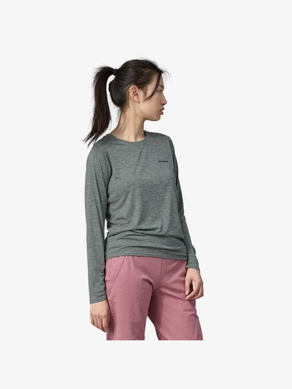 Women's L/S Cap Cool Daily Graphic Shirt #FENX [45205]｜patagonia