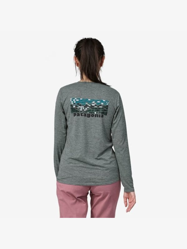Women's L/S Cap Cool Daily Graphic Shirt #FENX [45205]｜patagonia