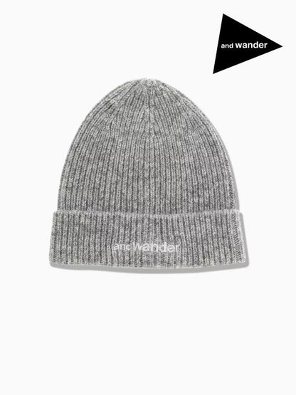 shetland wool knit cap #020/gray [4286196]｜and wander