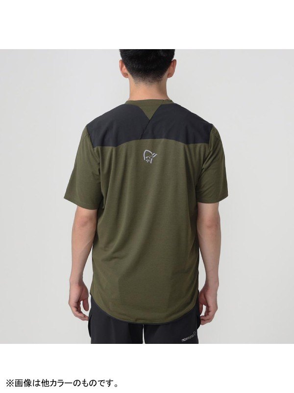 skibotn equaliser tech T-Shirt (M) #Indigo Night [4207-24]｜Norrona