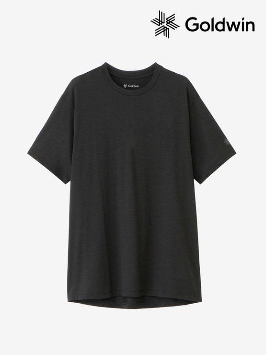 A/L Hybrid Wool T-shirt #BK [GM65100]｜GOLDWIN