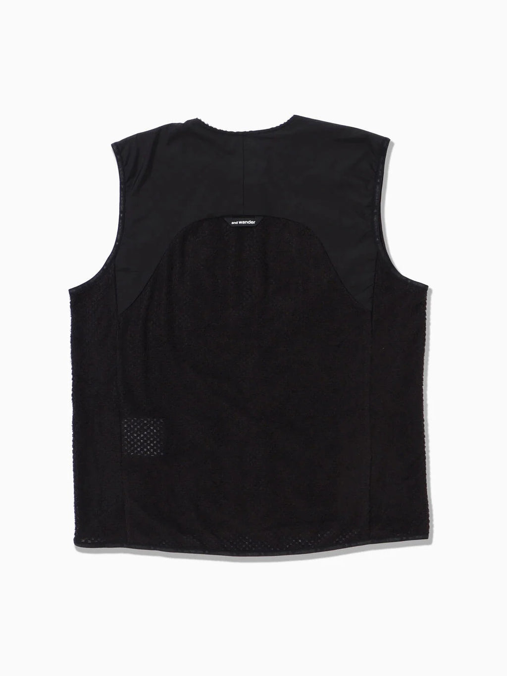 【Women】air fleece vest #Black [6241020]｜and wander