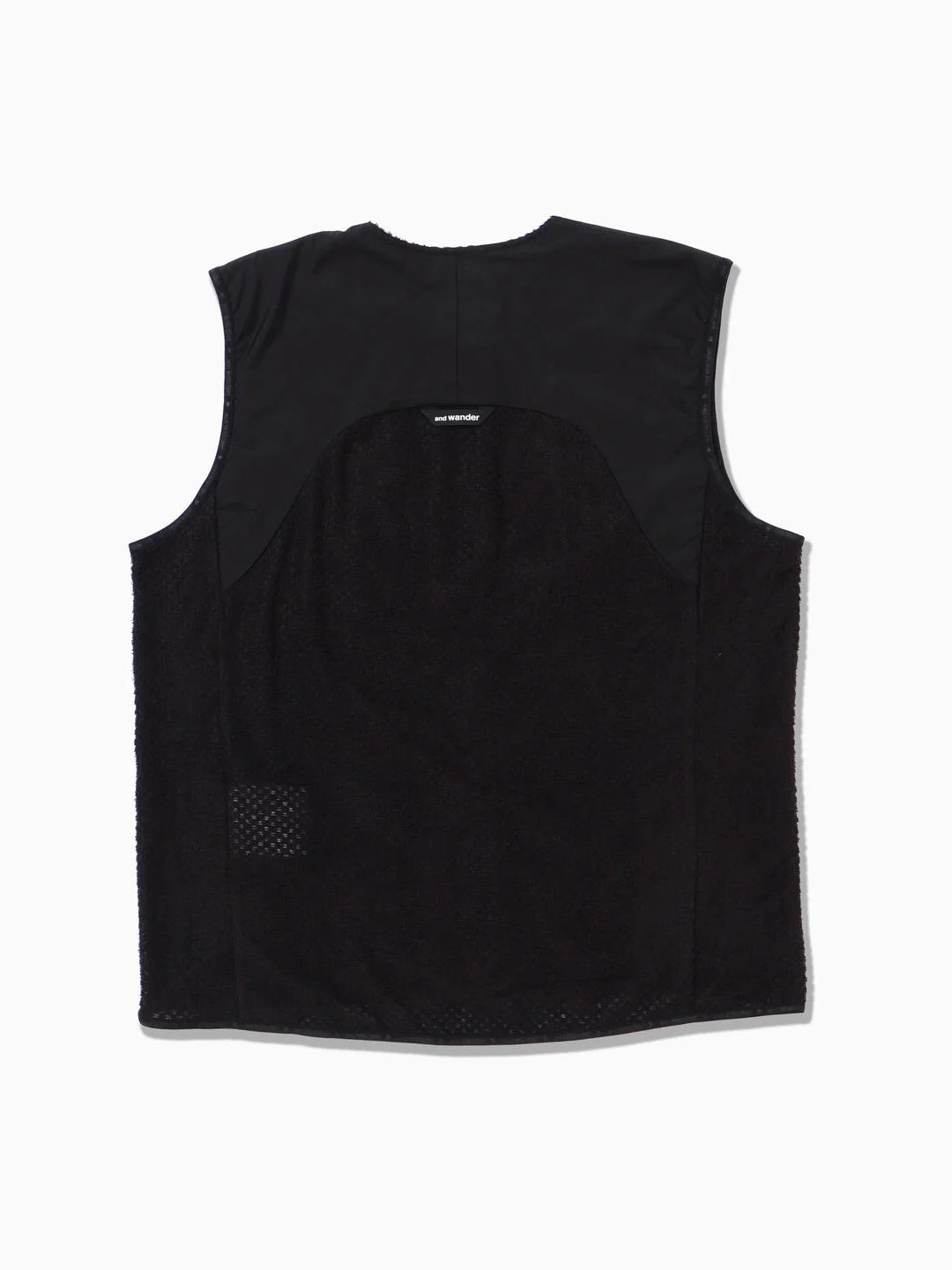 【Women】air fleece vest #Black [6241020]｜and wander