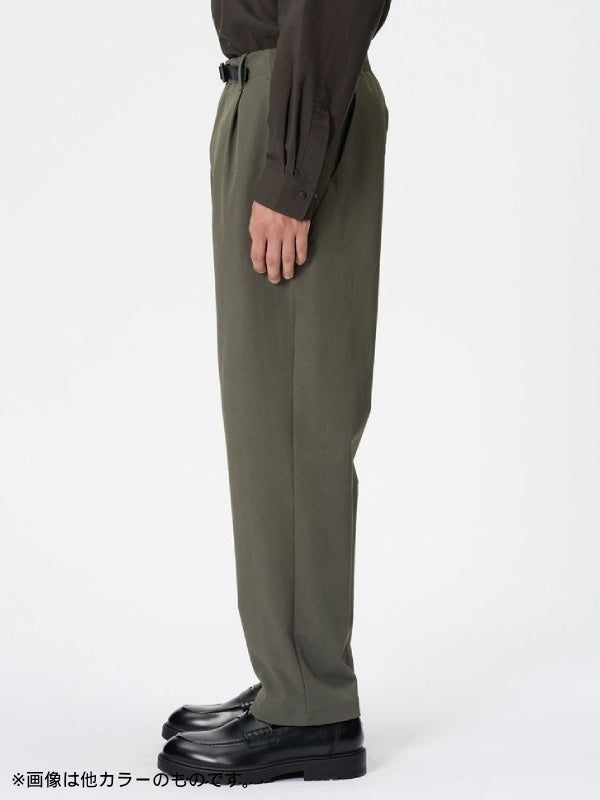 One Tuck Tapered Stretch Pants #BK [GL75177]｜GOLDWIN – moderate