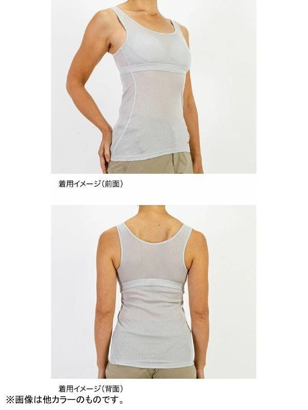 Women's ドライレイヤーベーシックブラタンクトップ #ブラック [FUW0424]｜finetrack