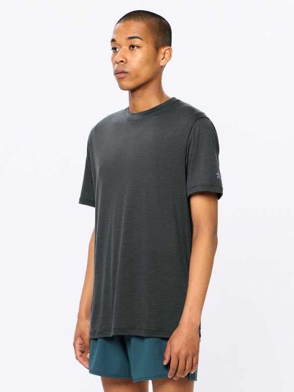 A/L Hybd Wool T-Shirt #DC [GA64128]｜GOLDWIN