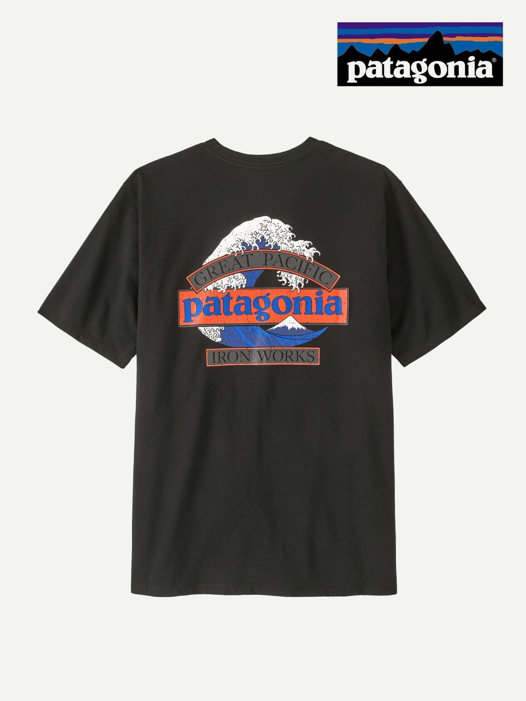 Great Waves Responsibili-Tee #BLK [37873]｜patagonia – moderate