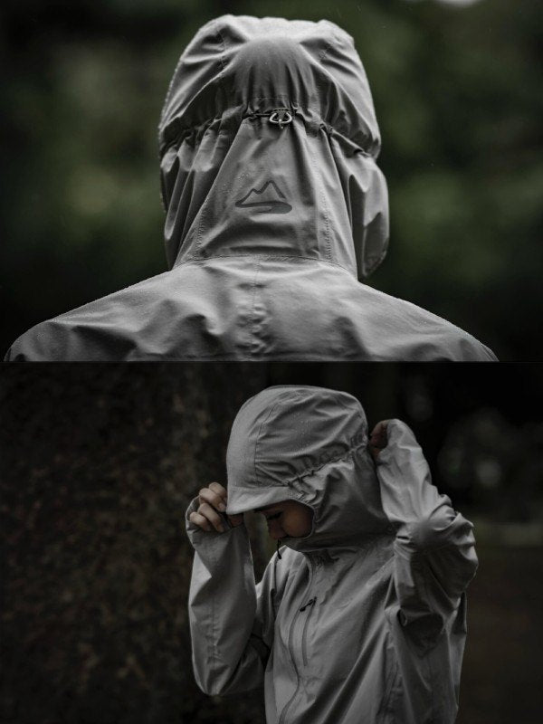 Up-Swing Rain Hoody #アイスグレー｜milestone