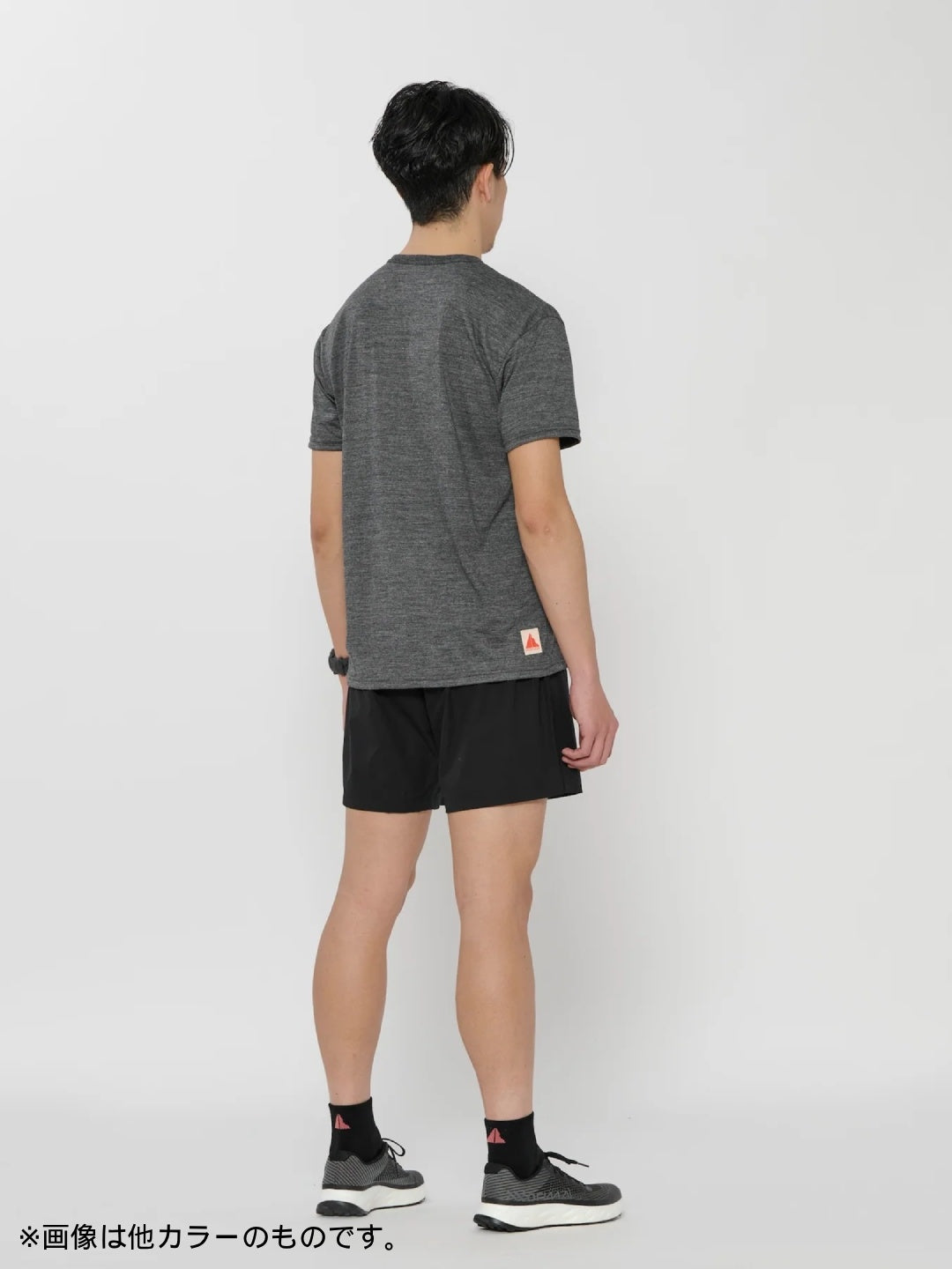 Dry Wool T-shirt 2 #Ash Blue｜HERENESS