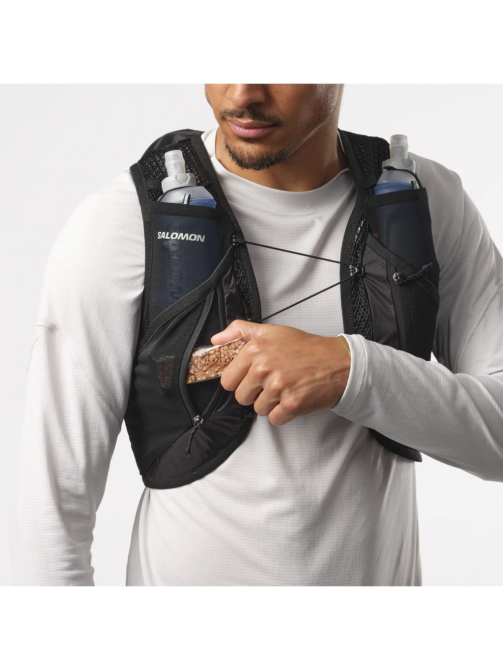 ACTIVE SKIN 12 SET #Black/Metal [LC2177400]｜SALOMON