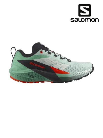 Women's SENSE RIDE 5 #Bay/Black/Cherry Tomato [L47698300]｜SALOMON