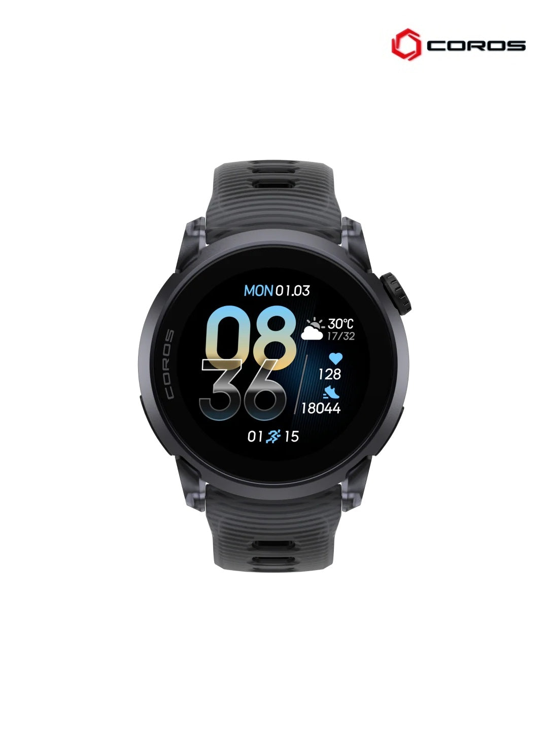 PACE 4 #Black / Silicone [CRS525-130025-BKS000]｜COROS – moderate