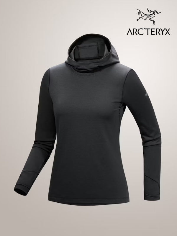 Women's Taema Thermal Hoody #Black Heather [X00001025701]｜ARC'TERYX