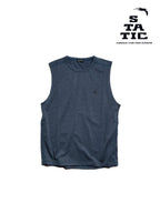 Adjust Sleeveless Shirts #Blueberry [35230]｜STATIC