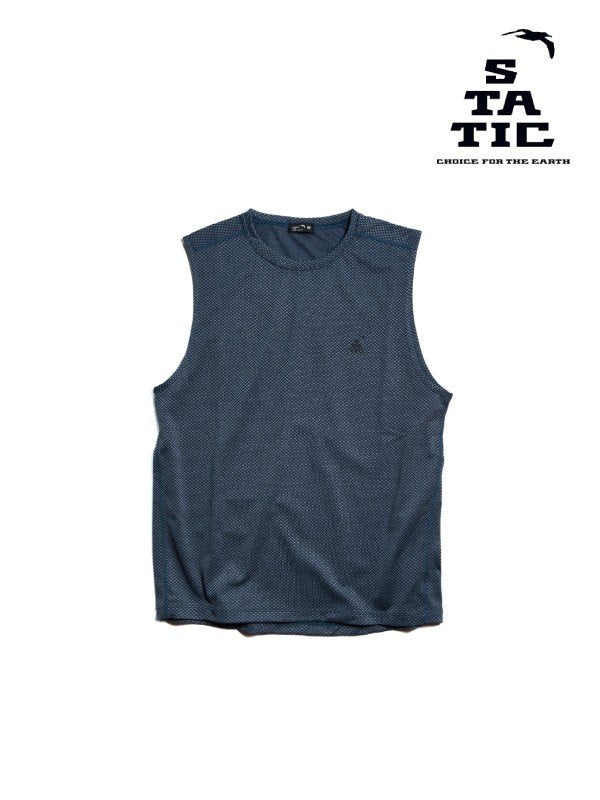 Adjust Sleeveless Shirts #Blueberry [35230]｜STATIC