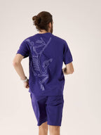 Cormac Arc'Bird Logo SS M #Soulsonic Heather / Moonstone [X00000972104]｜ARC'TERYX