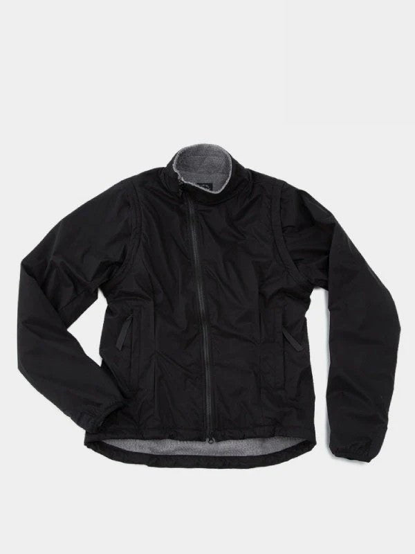 Women's Light Alpha Vest/Jacket #Black x Light Gray｜山と道 – moderate