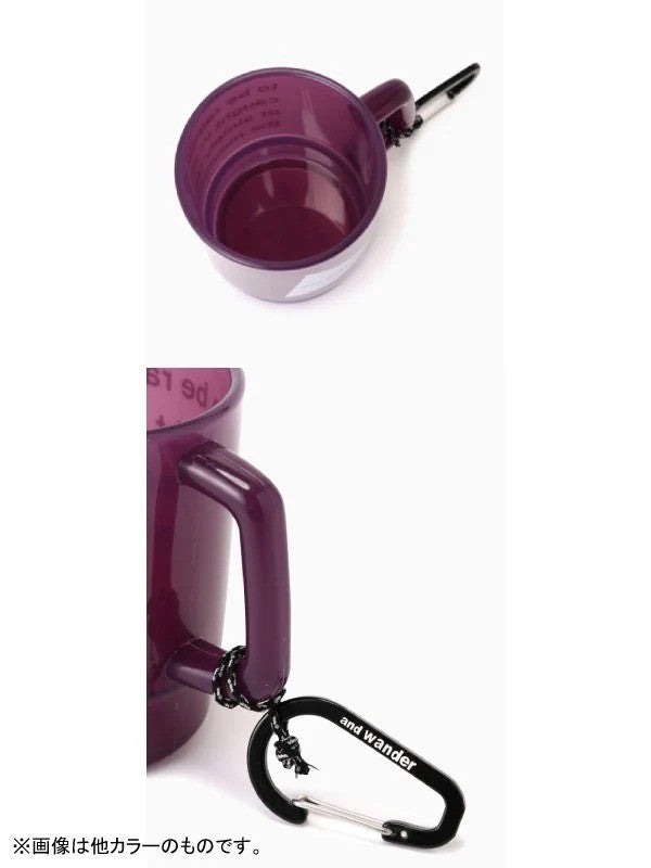 and wander logo PP mug #off white [5744987701]｜and wander