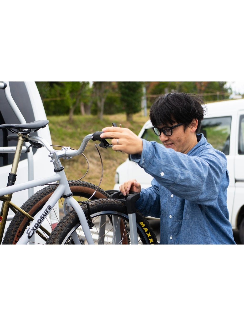 「TRAIL&NIGHT」 LYELL #MAT BLACK/BRIGHT BL｜FLOAT