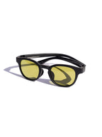 LYELL #MAT BLACK/Lt.GR LOCK TEMPLE BLACK｜FLOAT