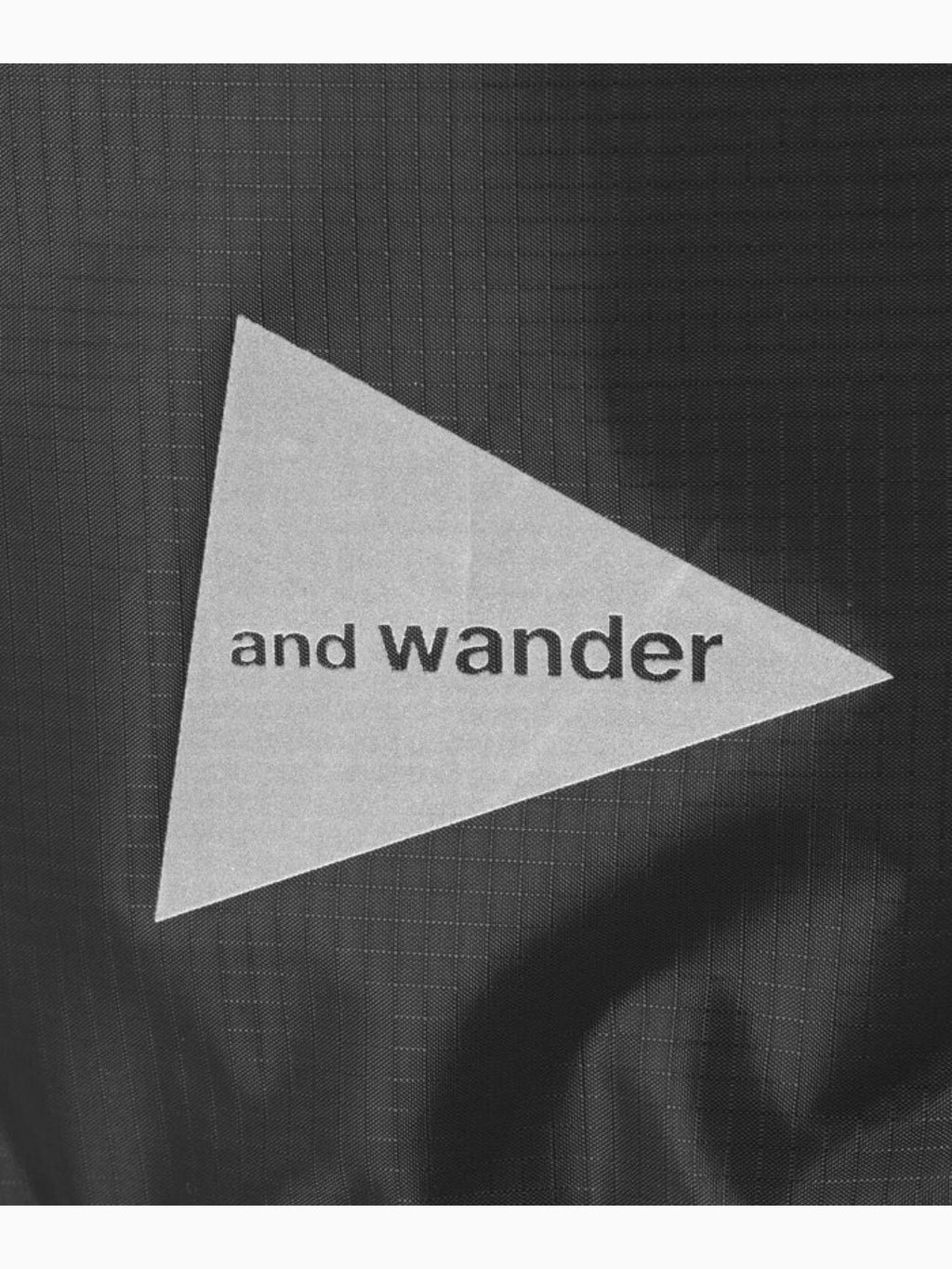 crispy rip drawstring bag #black [6985160]｜and wander