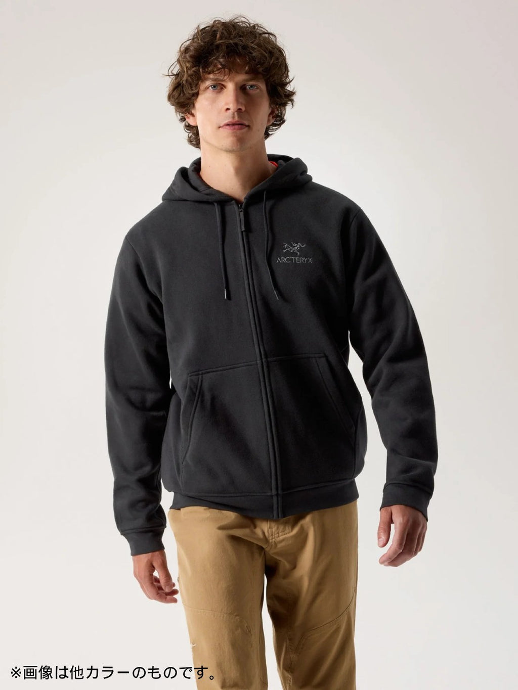 【Men】Emblem Fleece Full-Zip Hoody M #Rune [X00000992910]｜ARC'TERYX