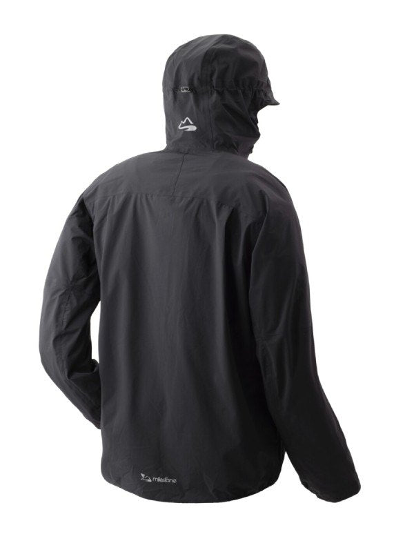 Up-Swing Rain Hoody #グラファイトブラック｜milestone