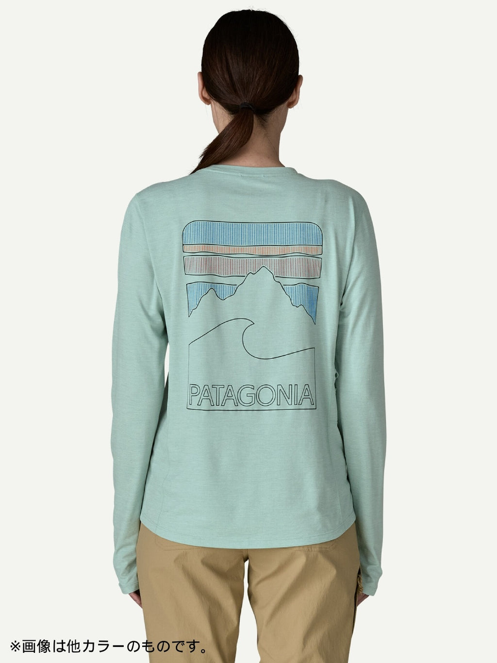 Women's L/S Cap Cool Sun Shirt - Peak Visions #GGNX [44935]｜patagonia