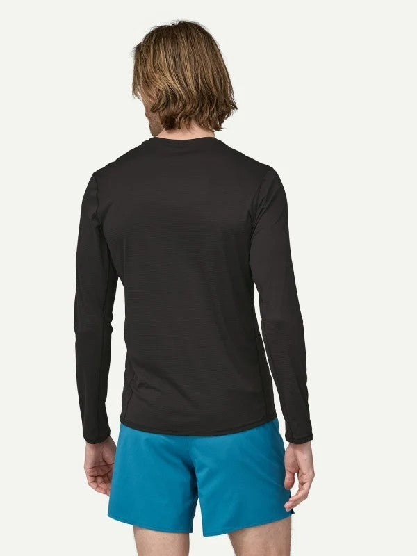 Men's Long-Sleeved Cap Cool Lightweight Shirt #BLK [45690