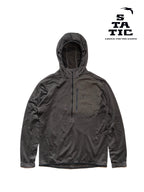 Adrift Half Zip Hoody #Off Black [24502]｜STATIC
