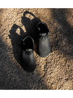 Mountain Clog Nubuck Leather #Obsidian Dark Gray Leather / Black Webbing [MC-ODG-0506]｜BEDROCK SANDALS