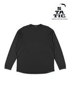 RAW L/S #Off Black [36212]｜STATIC