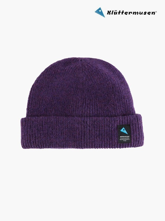 Runa Beanie #Black Plum [10048] | Klattermusen