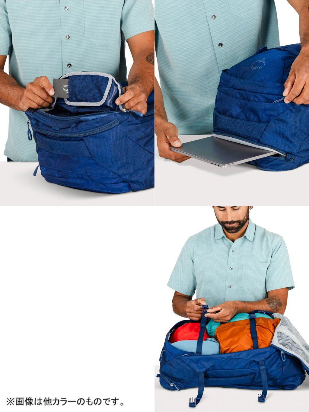 ファーポイント40トラベルパック #ブラック [OS55342001]｜OSPREY