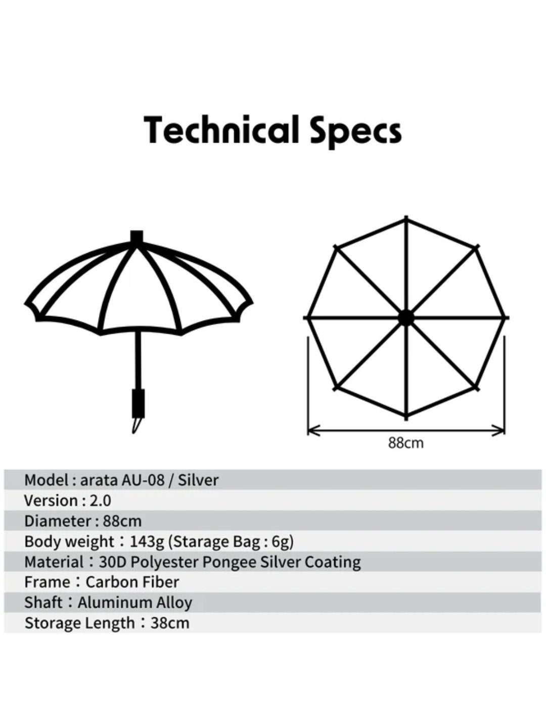 AU-08 / Silver｜arata