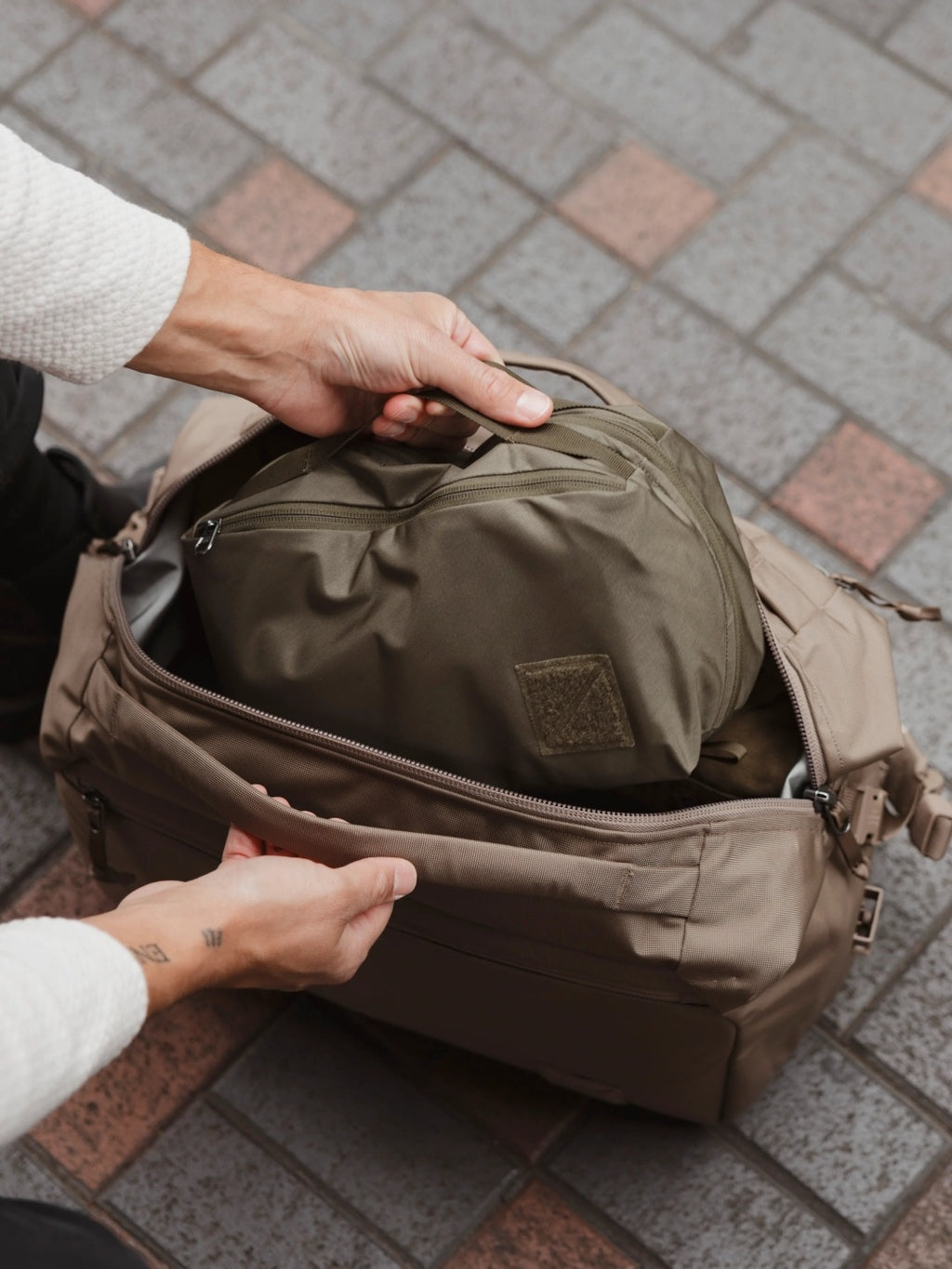 TRANSIT PACKING CUBE 8L #OD Green [TPC8]｜EVERGOODS