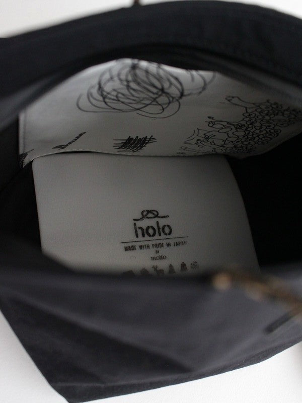 Nature sacoche #Black [holo-11-KONBU]｜holo