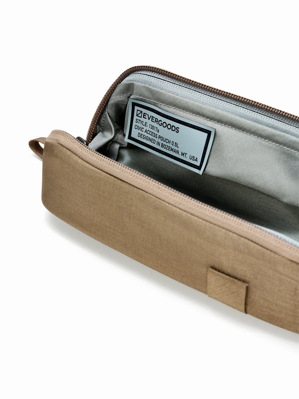 CIVIC ACCESS POUCH 0.5L #Fossil Brown [CAP0.5]｜EVERGOODS