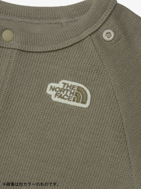 Baby L/S Rompers & 2P Bib #WR [NTB82402]｜THE NORTH FACE