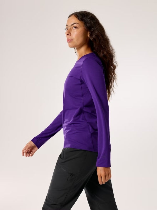 Women's Taema Crew LS #Azalea Heather [X00000691408]｜ARC'TERYX